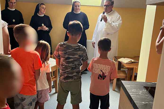 Blagoslov igrališta i obnovljenih prostorija vrtića