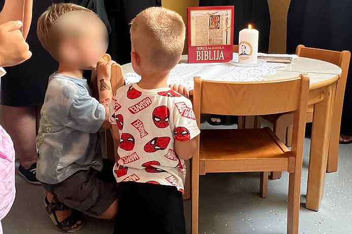 Blagoslov igrališta i obnovljenih prostorija vrtića