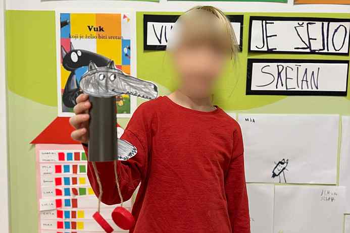 Vuk koji je želio biti sretan